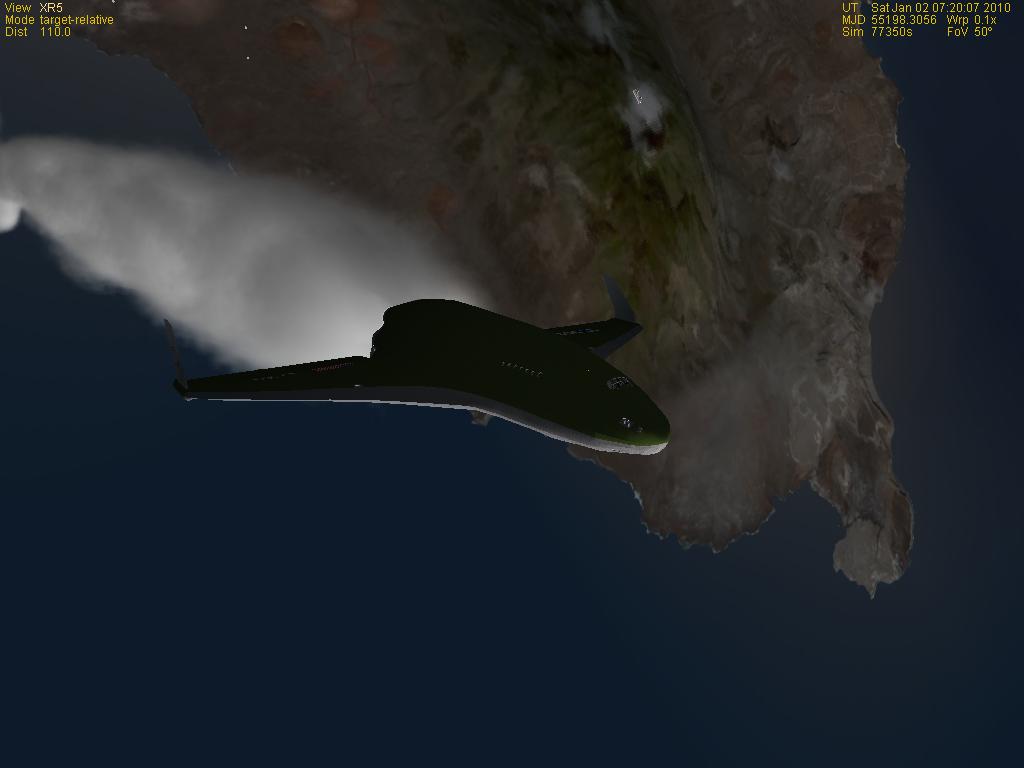 XR5 on Main Engine Ascent