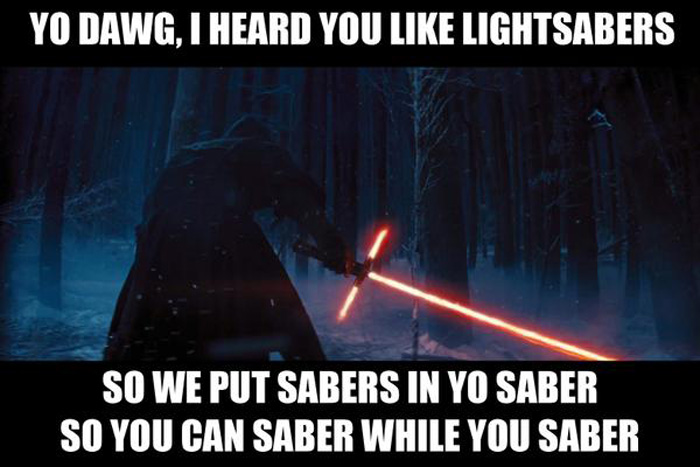 Yo Dawg Sabers
